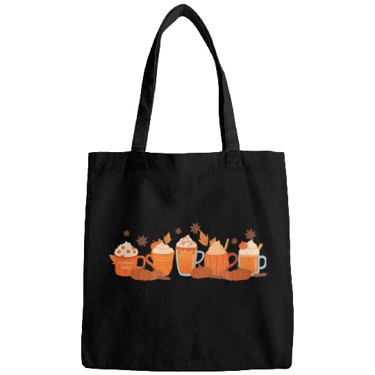 Tis The Season Pumpkin Spice Fall Autumn Season Bags