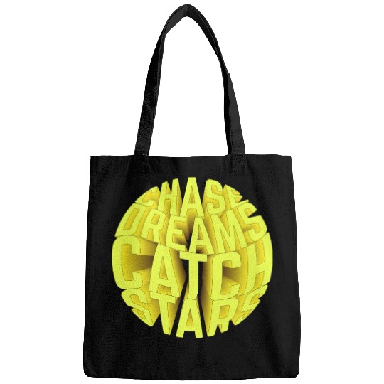 Circle typography Bags