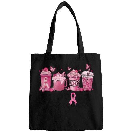 breast cancer coffee support squad Bags