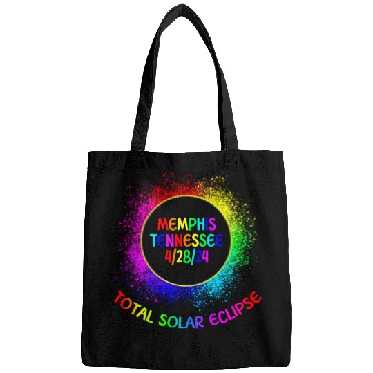 Total Solar Eclipse Memphis Tennessee 4/28/24 Kids Bags