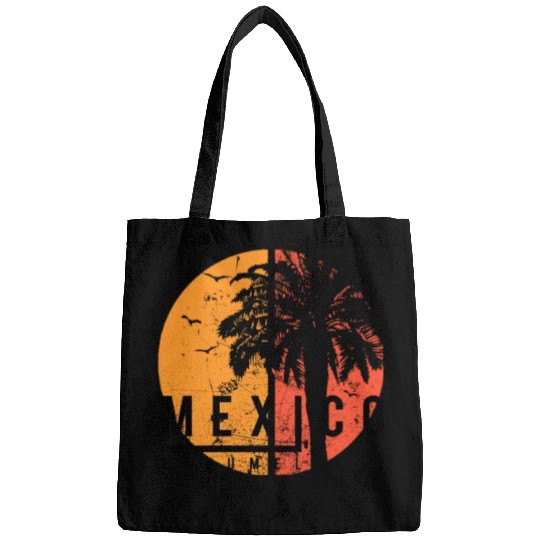 Artistic Cozumel Mexico Cool Palm Tree Vacation Bags