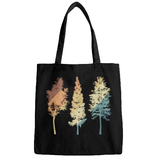 Tree Friends in Nature Leaves Environment Bags