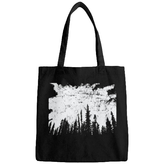 Forest at Night Nature Leaves Environment Bags