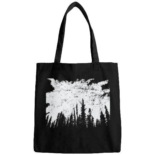 Forest at Night Nature Leaves Environment Bags