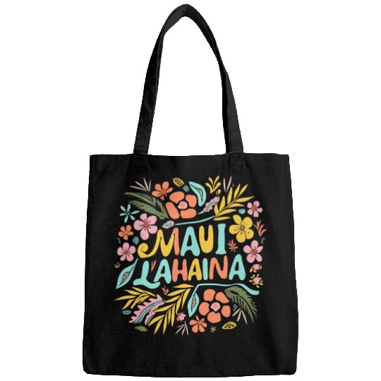 Maui Strong Lahaina Flower floral Bags