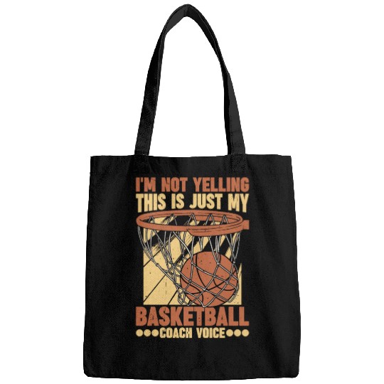 This Is Just My Basketball Coach Voice 1 Bags