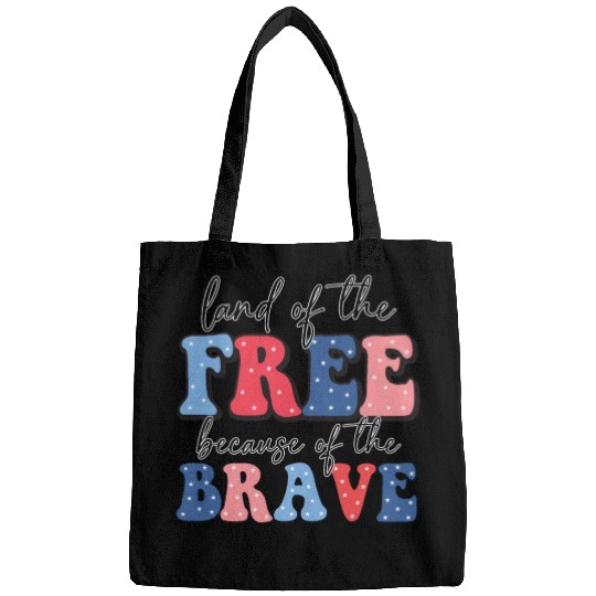 Land of the free because the brave Bags
