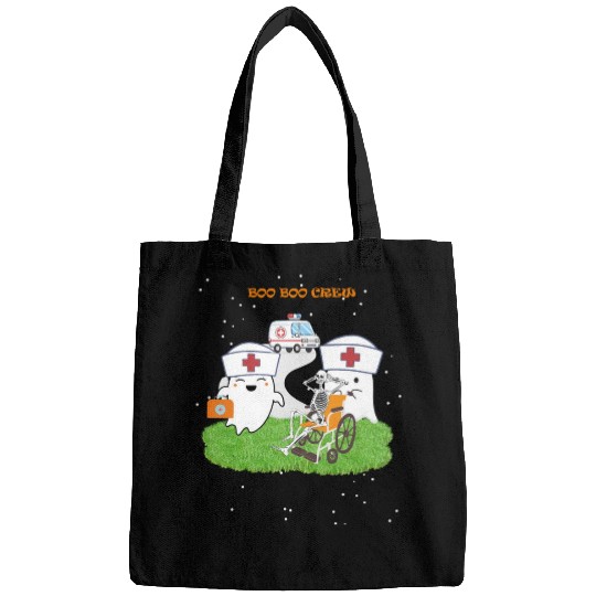 Funny Halloween Boo Boo Crew Ghost Nurse Bags