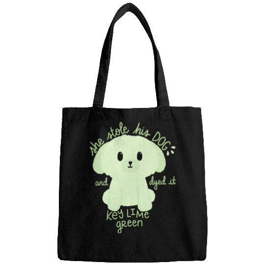 Key Lime Green Dog Bags