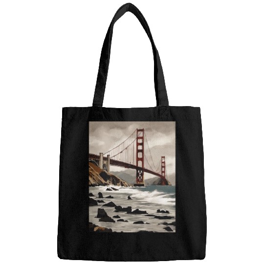 Golden Gate Bridge California Bags, Golden Gate