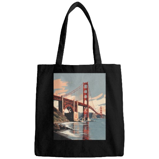 Golden Gate Bridge California Bags, Golden Gate