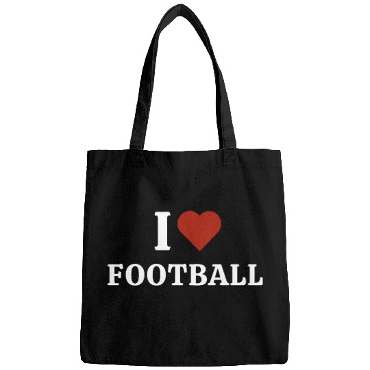 I Love Football Bags