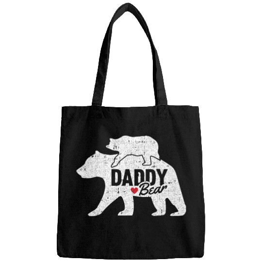 Daddy Bear Fathers Day Cute Baby Cub Papa Dad Bags
