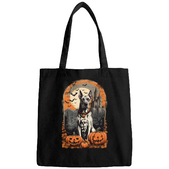 Ghoulishly Great Dane Bags