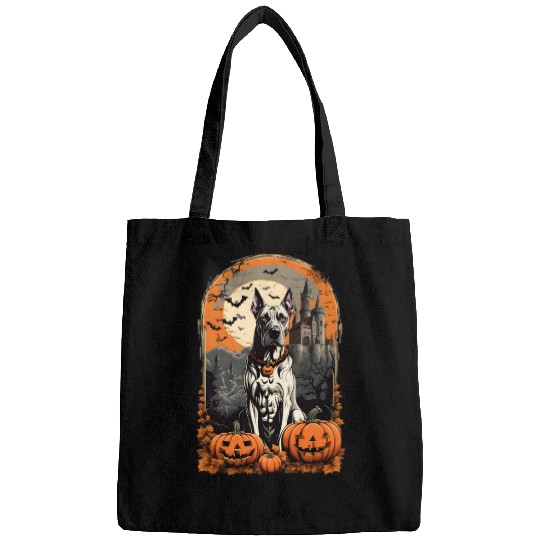 Ghoulishly Great Dane Bags