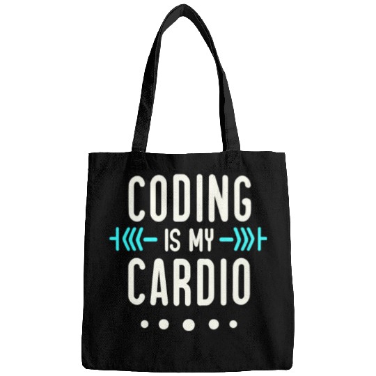 Coding Is My Cardio | Geeky Software Developer Bags