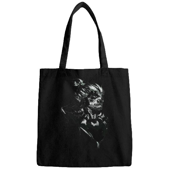 Monochrome Street Fighter: Akuma's Knightly FanAr Bags