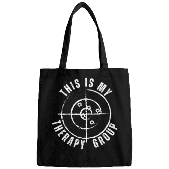 This Is My Group Therapy Gun Range Target Shooting Bags