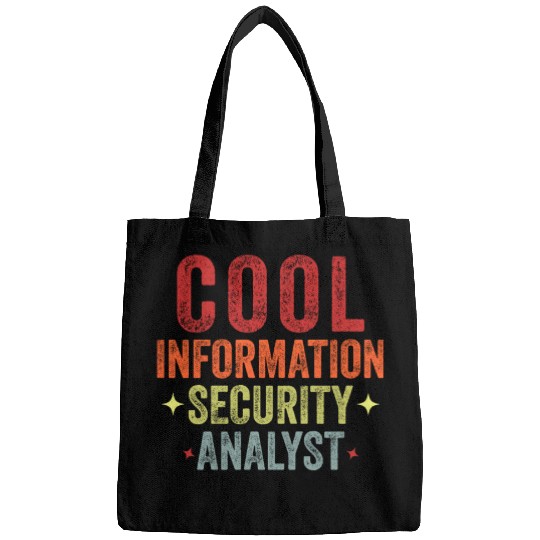 Funny Cool Information Security Data Analyst Vinta Bags