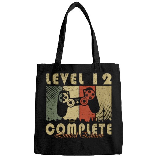 12th birthday level 12 gamer gift Bags