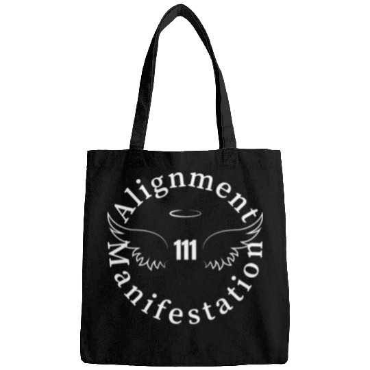 111 Angel Number Manifest Unisex Softstyle Bags