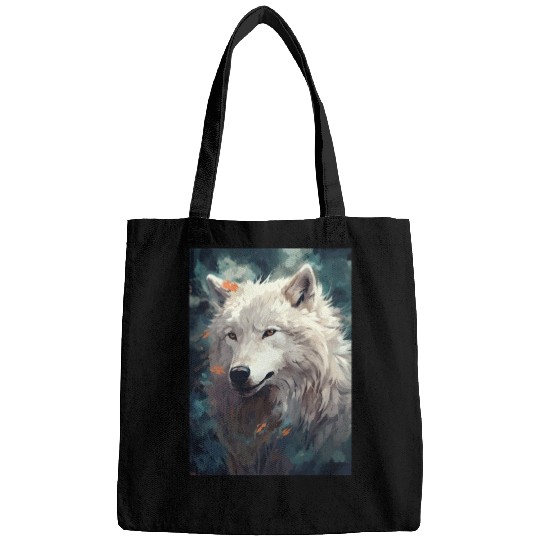 white wolf Bags