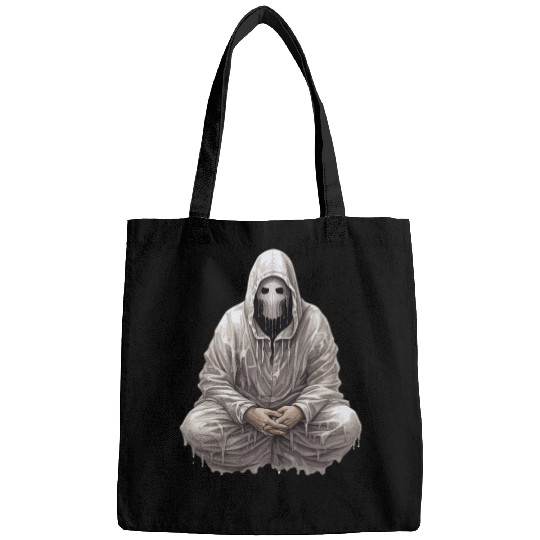Funny Halloween Pumpkin With Cute Ghost Bags