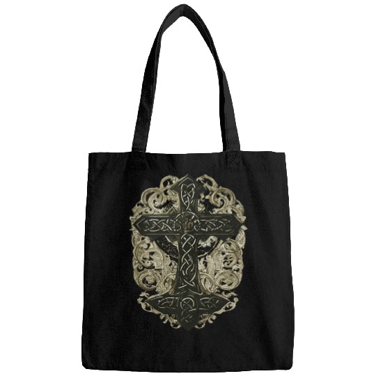 tree celtic cross Bags