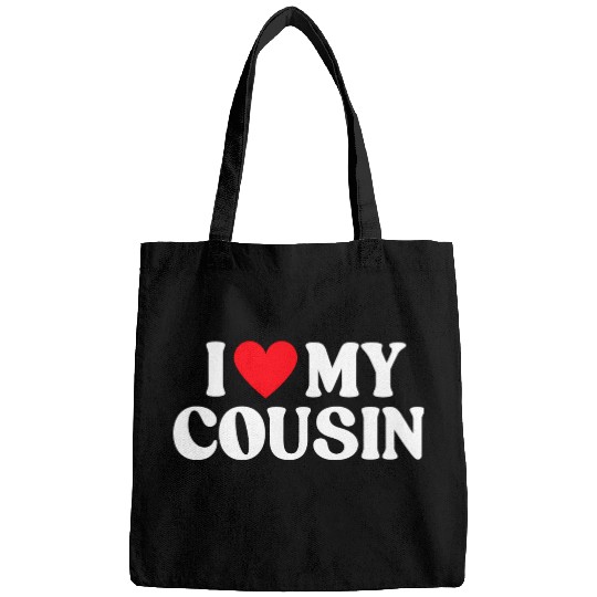 I Love My Cousin I Heart My Cousin Bags