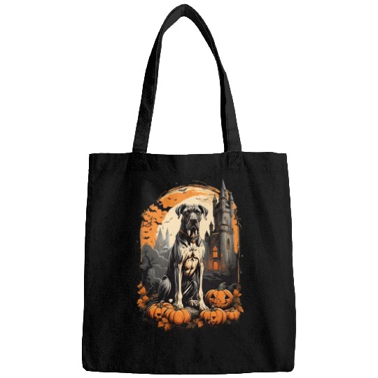 A Great Dane Halloween Adventure Bags