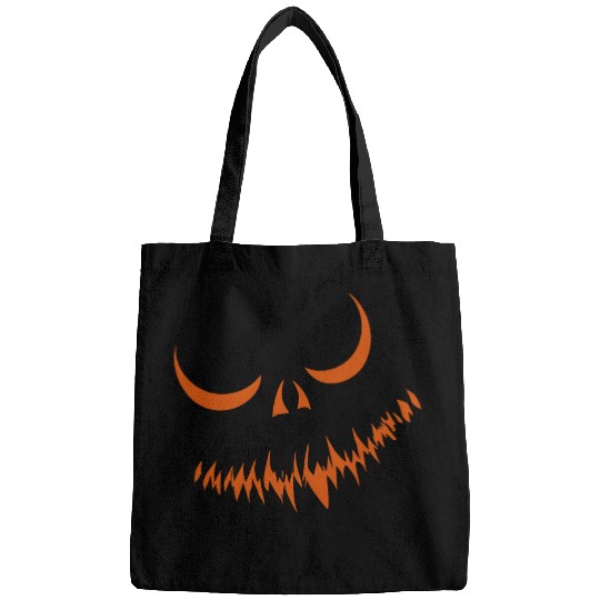 Creepy Jack o Lantern Carved Halloween Pumpkin Bags