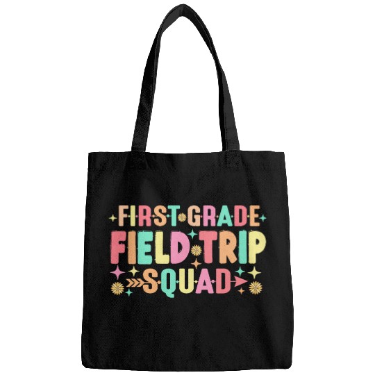 First Grade Field Trip Squad Teacher Students Bags
