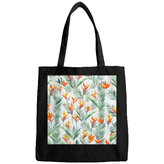 Retro Heliconia Bags