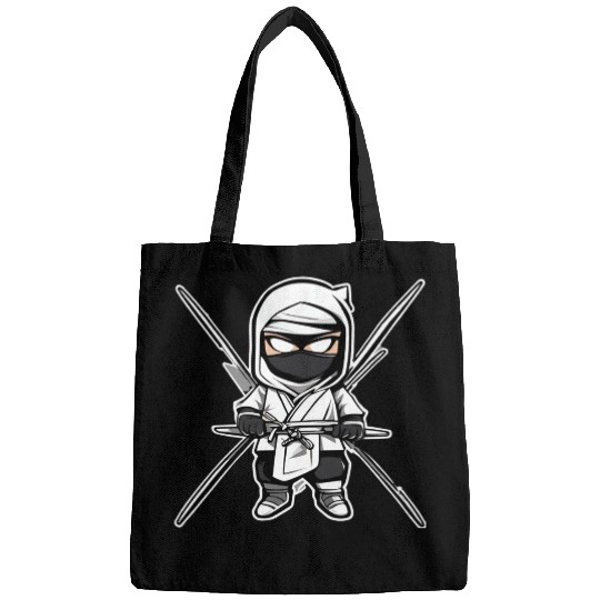 Data Ninja White Funny Big Data Analyst Bags