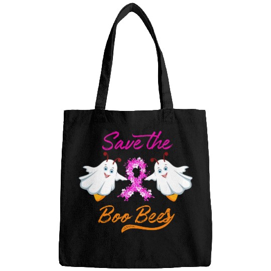 Breast Cancer Halloween Save The Boo Bees Bags