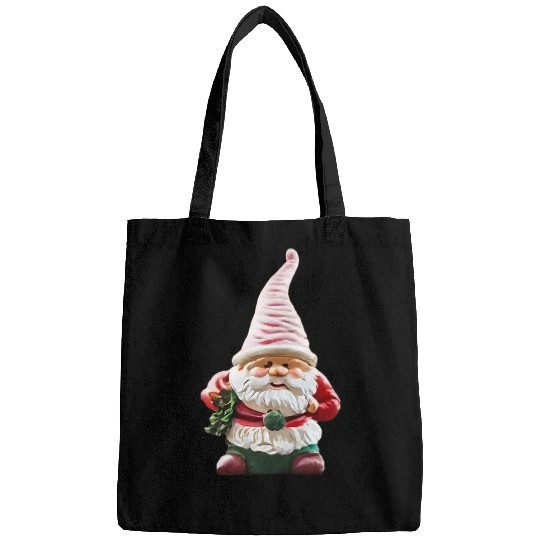 garden gnome christmas tree Bags