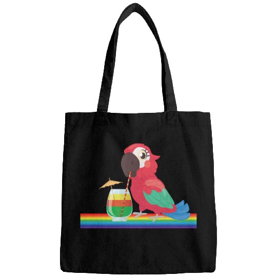 parrot bird of jimmy buffett Bags