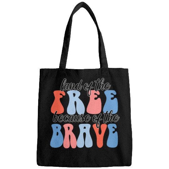land of the free because of the brave Bags