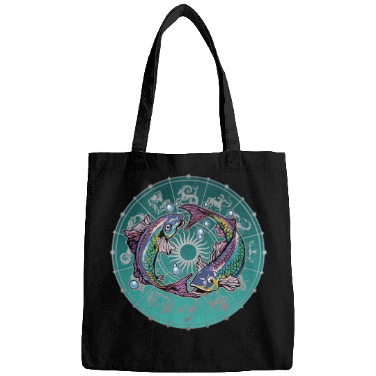 Pisces Zodiac star sign horoscope Astrology Bags