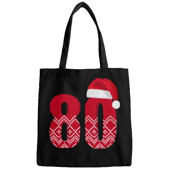 80th Birthday - Congratulations Number Eighty! Bags