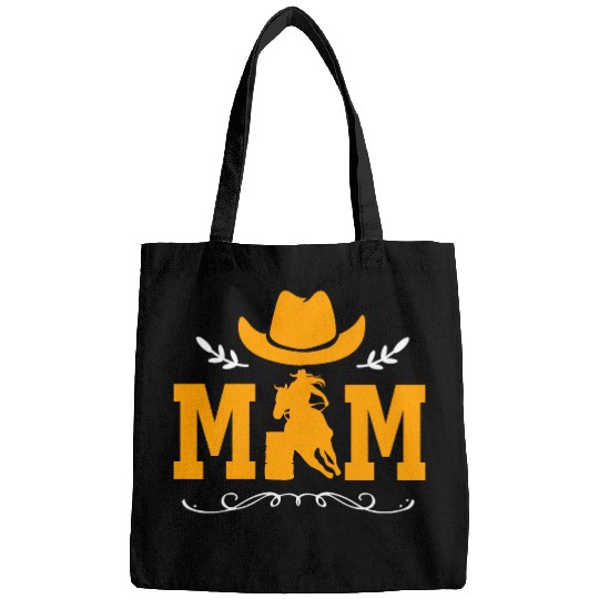 Mothers Day Cowgirl Horse Barrel Racing Mom Bags