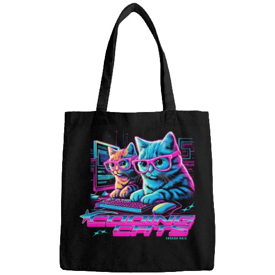Coding Cats Programmer Bags