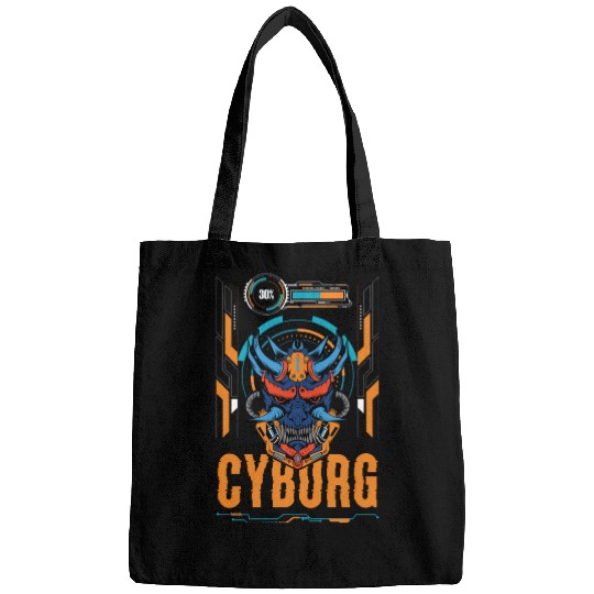 Cyberpunk Android Synthwave Engineering Bags