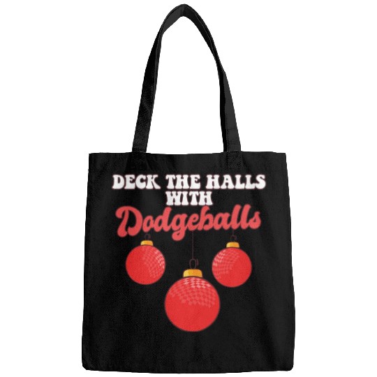 Deck The Halls With Dodgeball Player Coach Bags