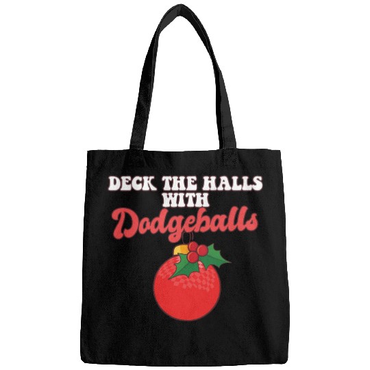 Dodgeball Player Coach Christmas Balls Deck The Bags