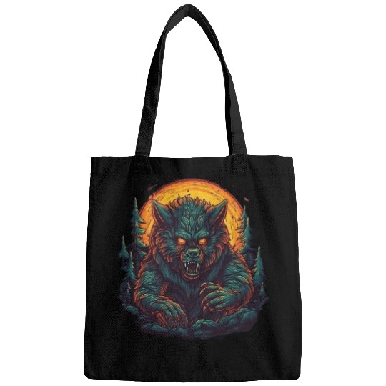 A mythical creature Werewolf Bags