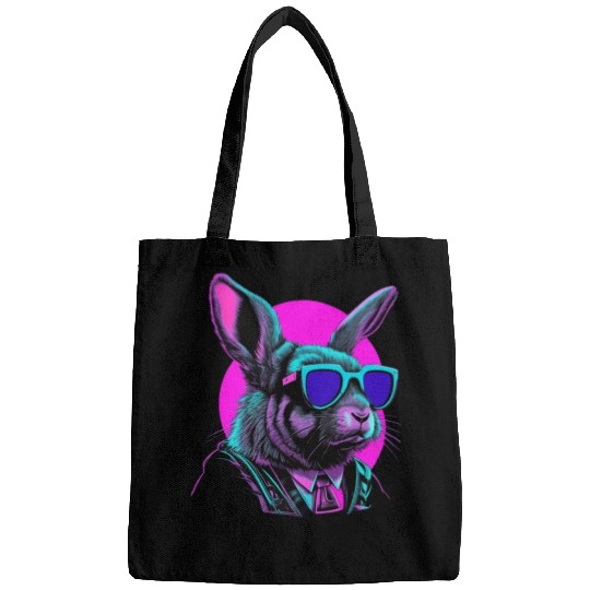 Vaporwave Easter Bunny Bags