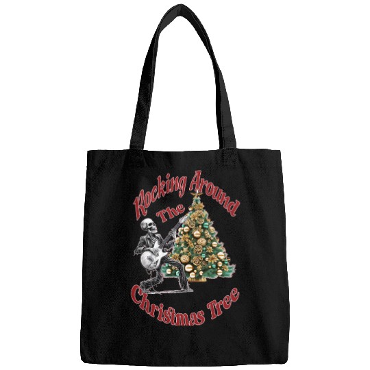Rocking Around the Christmas Tree Skeleton Bags,