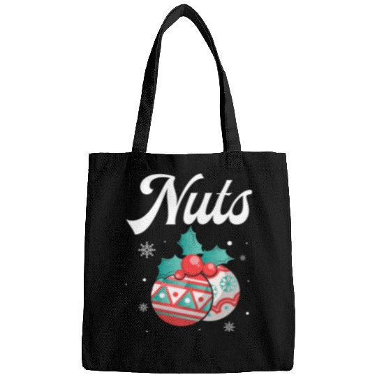 Christmas Nuts Santa Snowflakes Candy Canes Winter Bags