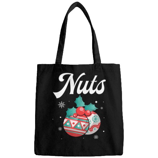 Christmas Nuts Santa Snowflakes Candy Canes Winter Bags
